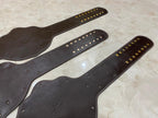 WWE Big Gold Shoprine Leather Send out Strap