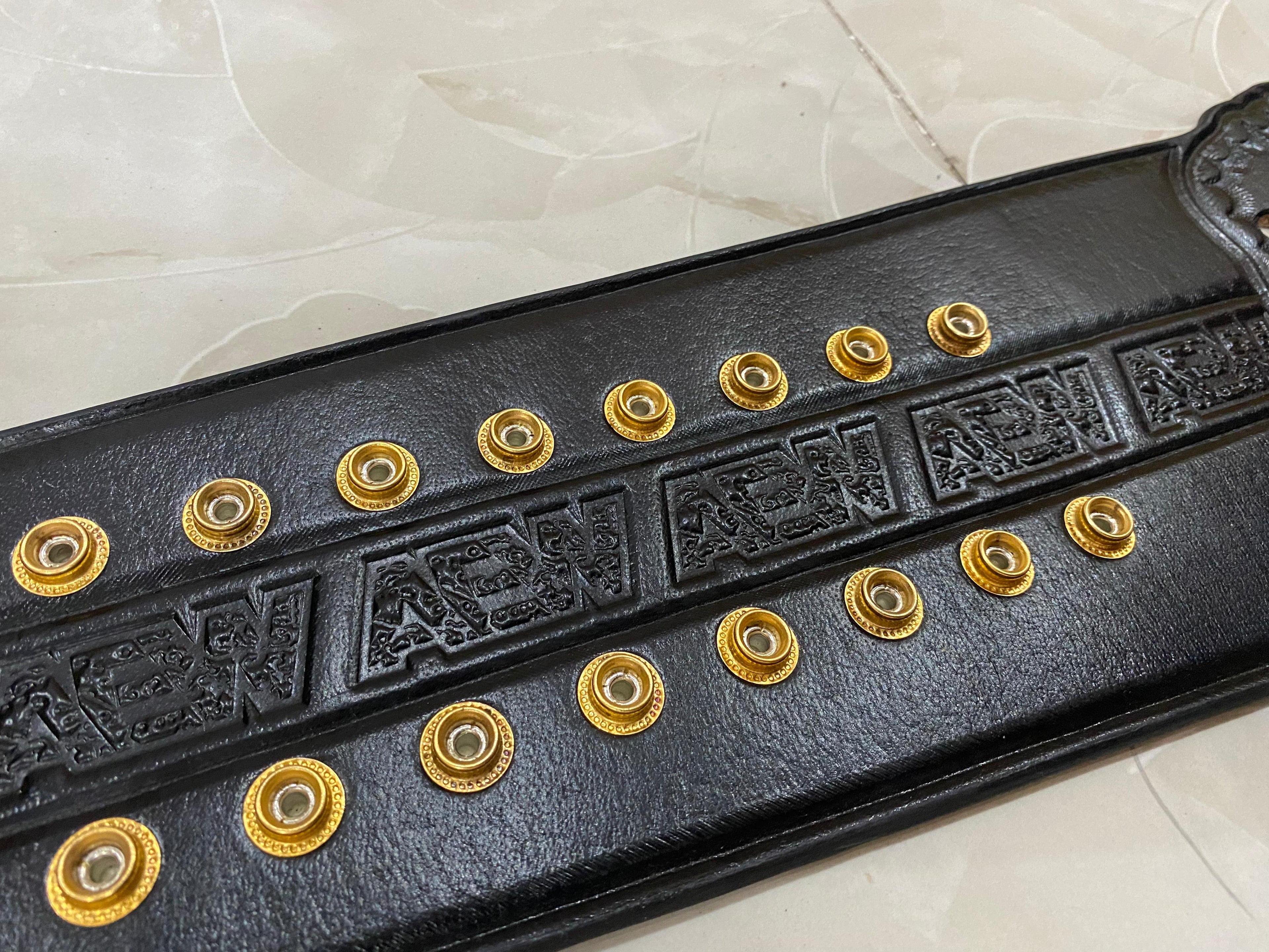 AEW Championship Leather Send out Strap