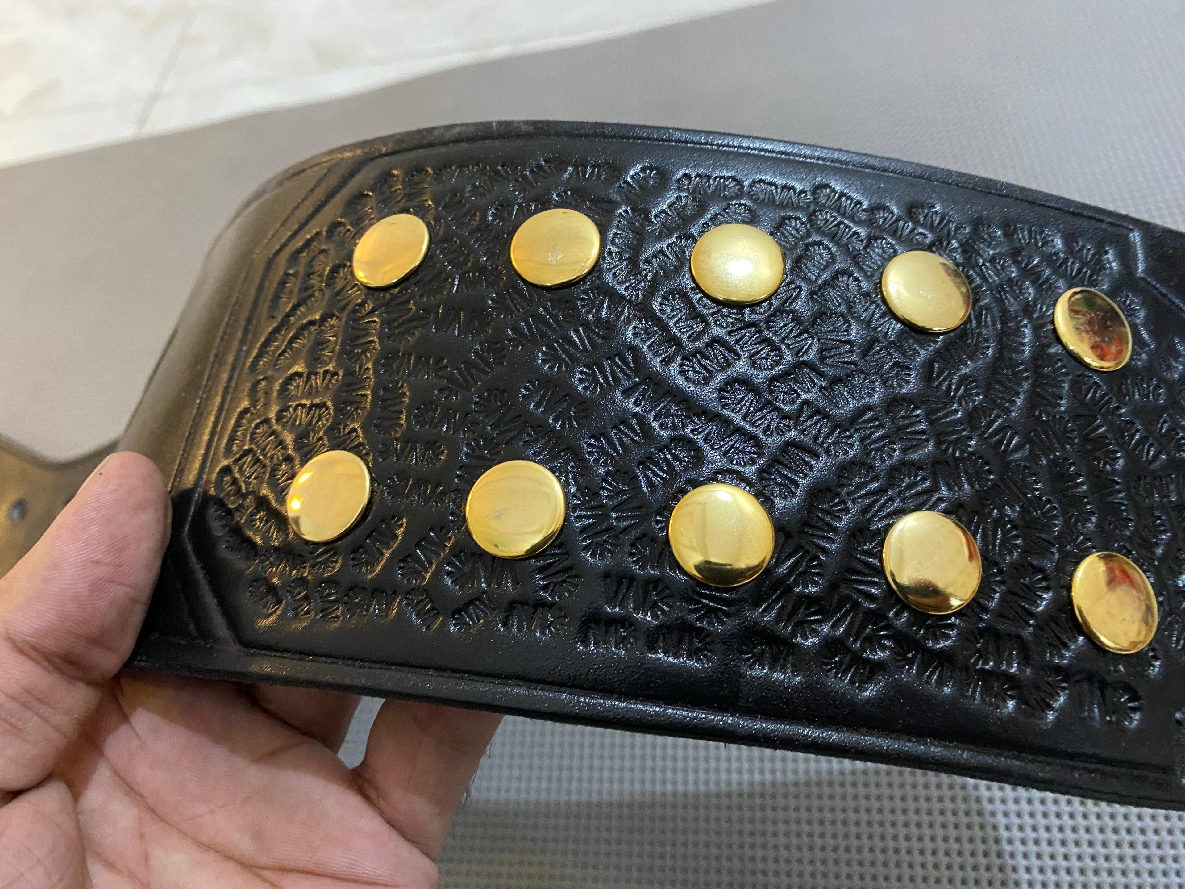 WWE SHOP US Championship Leather Send out Strap
