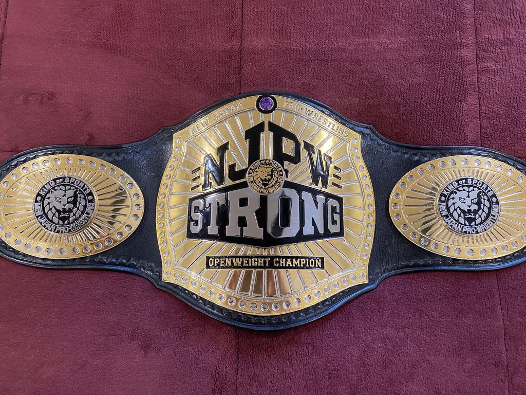 njpw strong open weight Championship belt