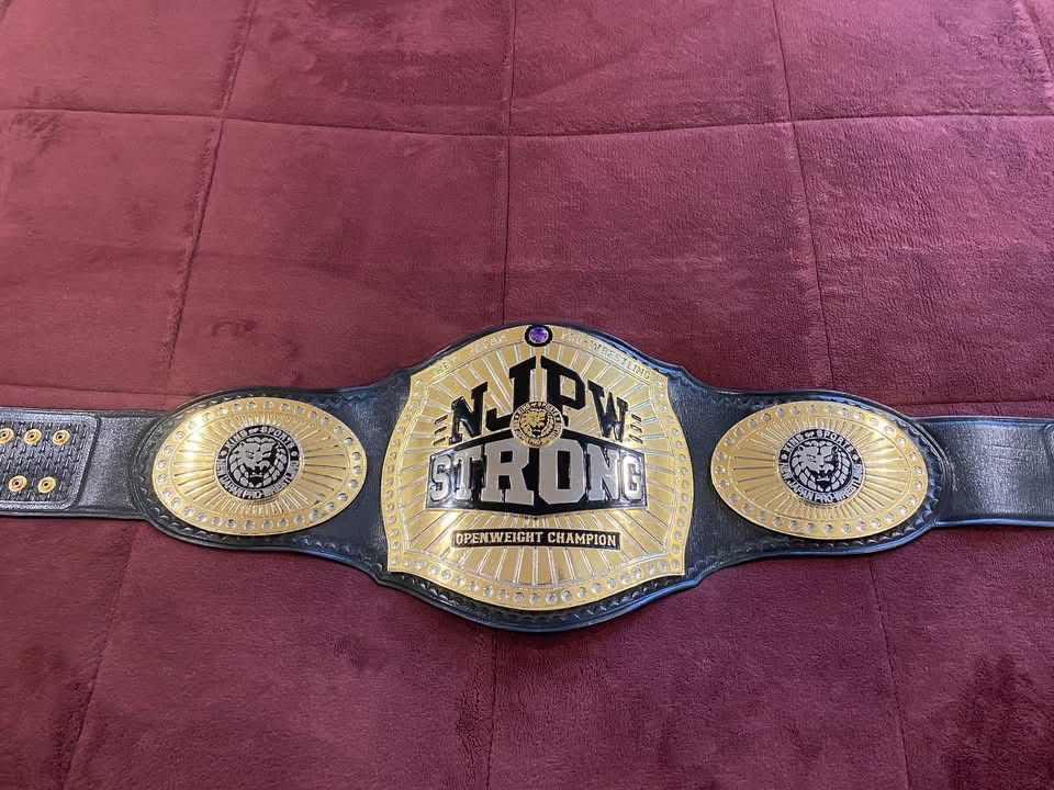 njpw strong open weight Championship belt